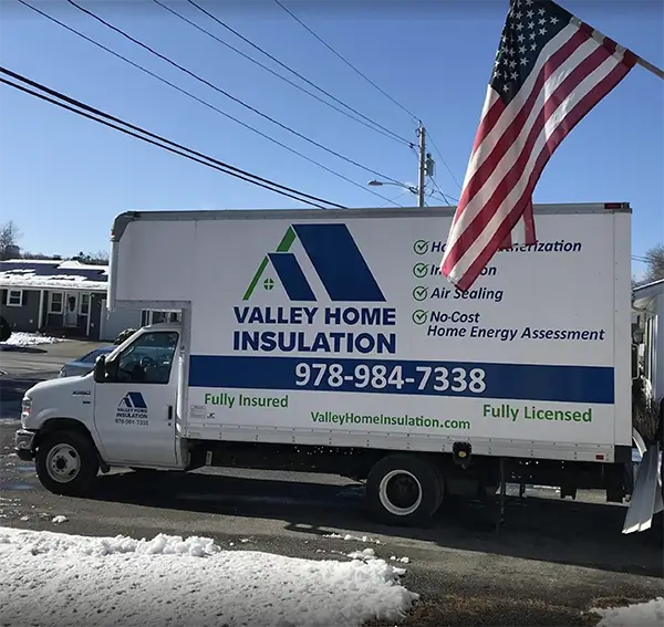 valley home insulation work truck
